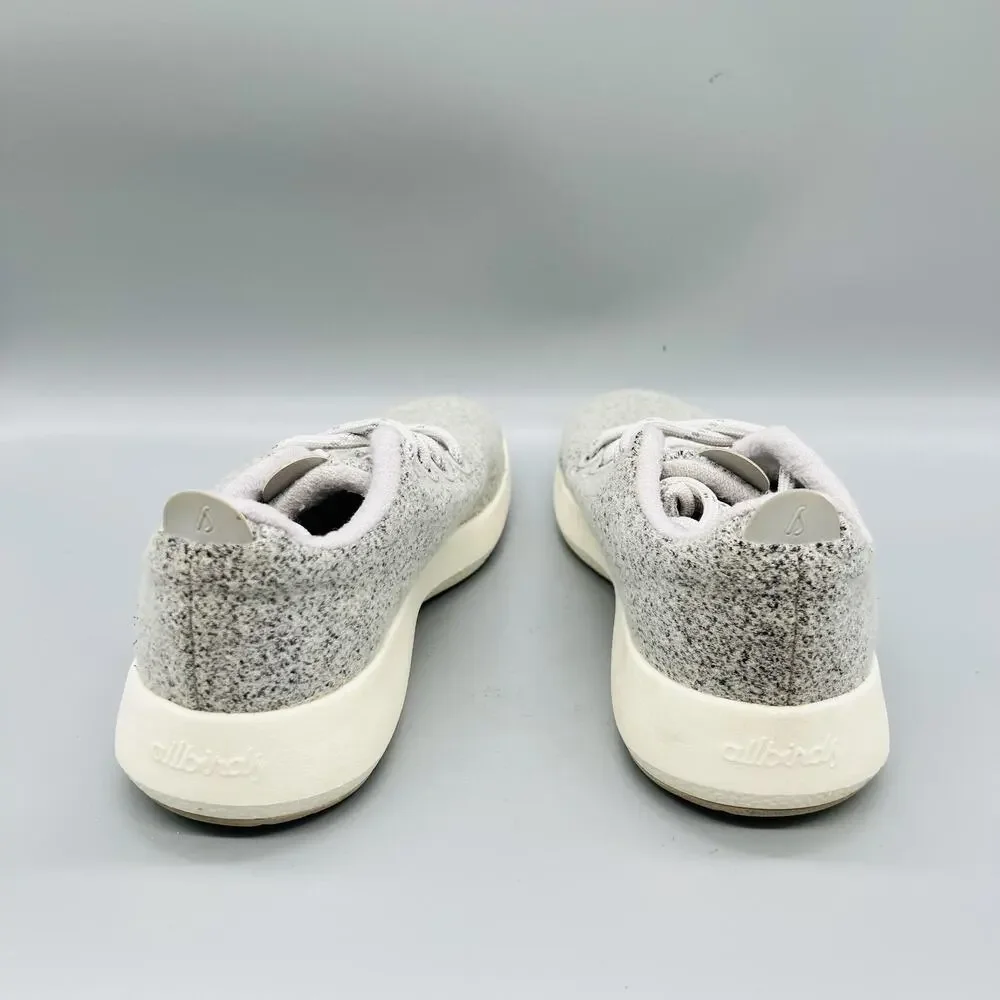 Allbirds Shoes Womens 8 Gray Merino Wool Runner Low Top Sneakers Comfort Casual